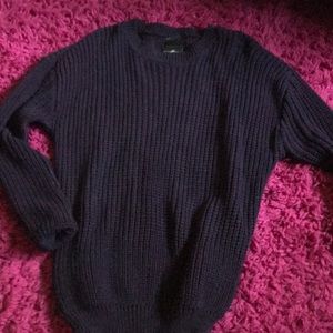 Long comfy purple sweater!